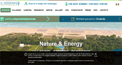 Desktop Screenshot of iltridente.com
